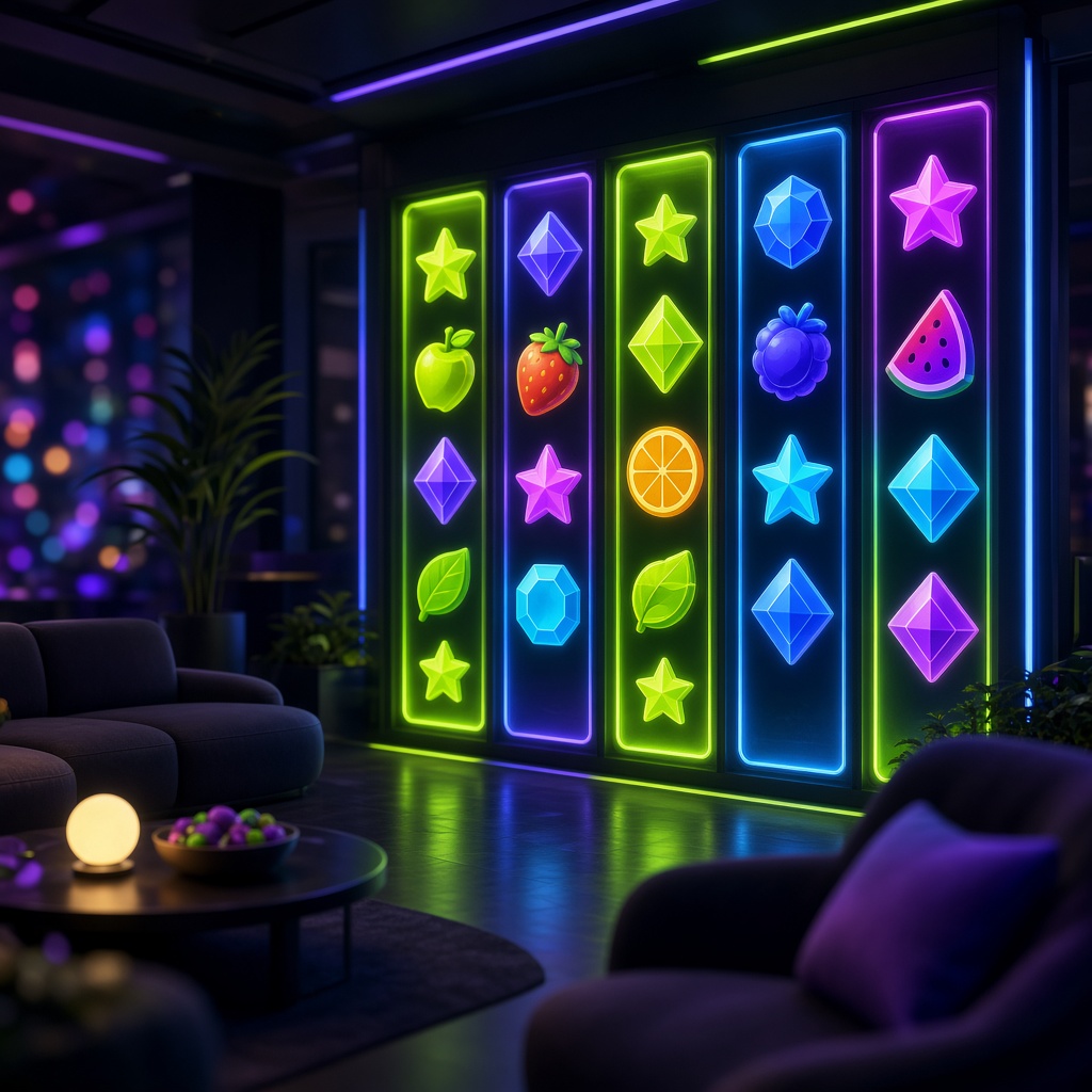 Neon Reels social play room